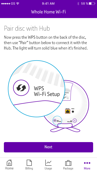 BT Complete WiFi - Pair disc with hub
