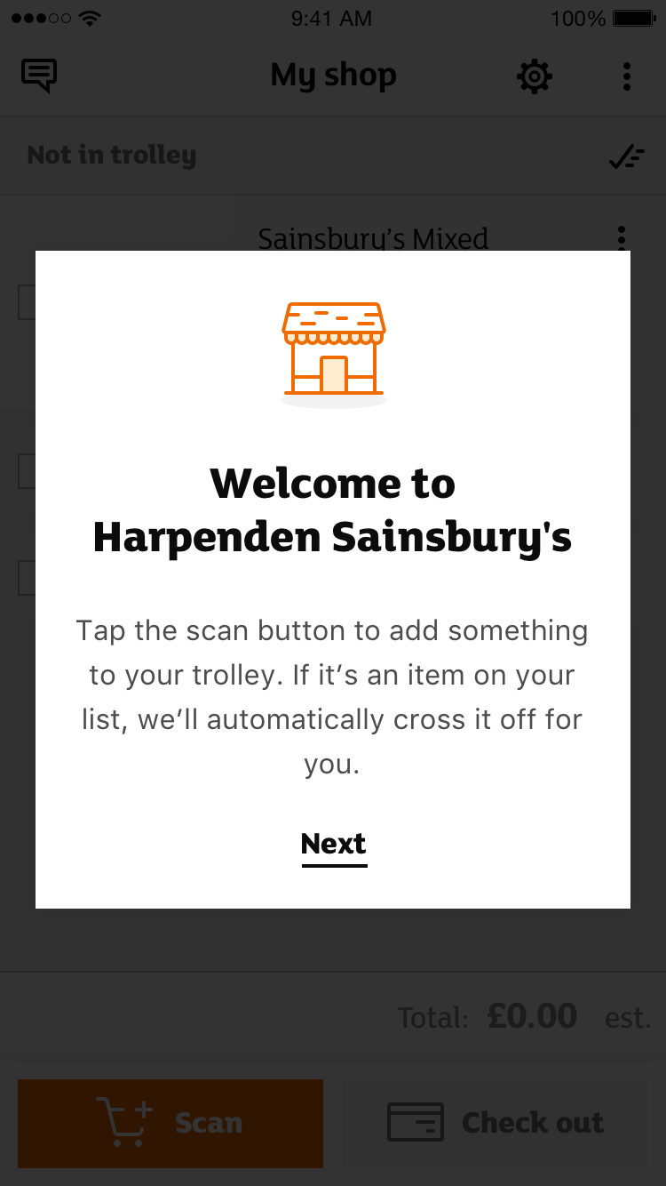 Sainsbury’s SmartShop - Welcome to store